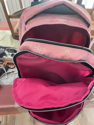 Mochila Mafalda Escolar Rosa