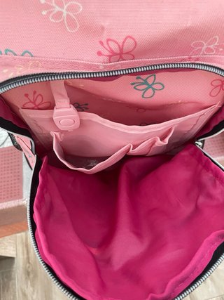 Mochila Mafalda Escolar Rosa