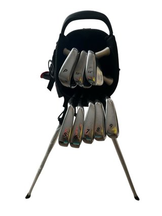 Bolsa y palos de golf ZYNK STAINLESS mujer/junior