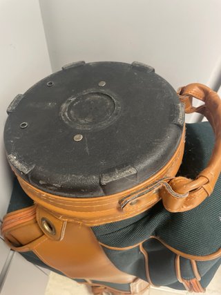 Bolsa de golf vintage de cuero resistente