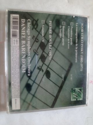 CD Barenboim Stravinsky Boulez La Consagración de