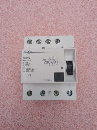 Interruptor Diferencial Simón 40A