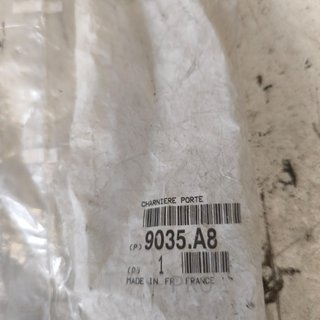 BISAGRA PUERTA DELANTERA IZQUIERDA PEUGEOT 206 NUEVO 9035A8