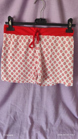 Pijama rojo Happy Girl, XL, tallaje pequeño