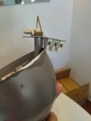 Lámpara de techo colgante con pantalla de vidrio