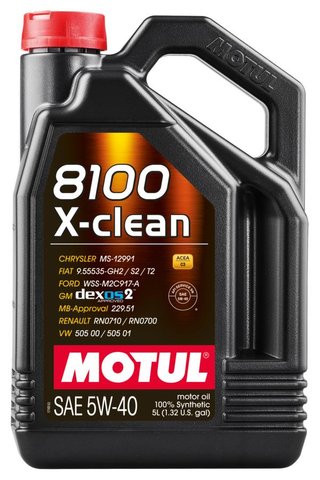 Aceite lubricante 8100 X-CLEAN C3 5W40 5 2F91