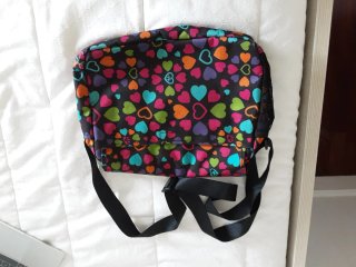 Bandolera Totto Corazones Multicolor