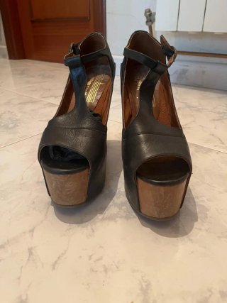 Jeffrey Campbell Zapatos Tacón Plataforma Negro