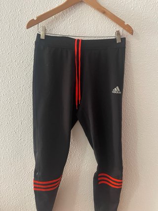 Conjunto Adidas Running Hombre Negro Rojo