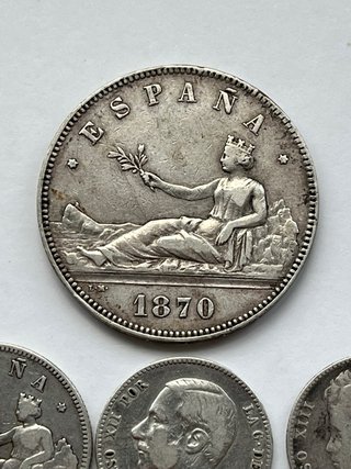 Lote monedas plata Centenario España