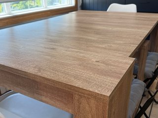 Mesa consola extensible madera