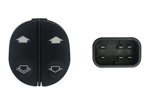 Interruptor Puerta Delantera Izquierda (2 Botones) 6 Pins para Ford FIESTA MK5 2005