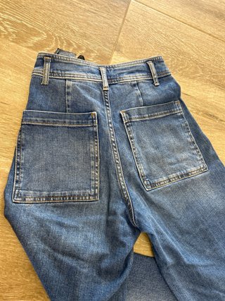 Pantalones vaqueros anchos mujer T.34