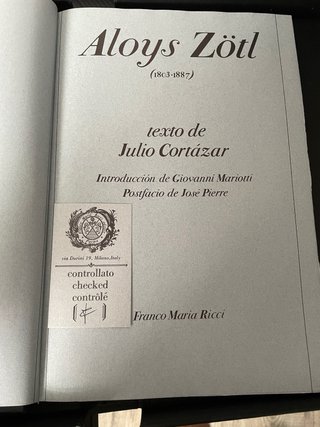 El Bestiario de Aloys Zötl - Cortázar