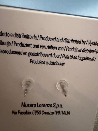 Orecchini Stella Argento 925%