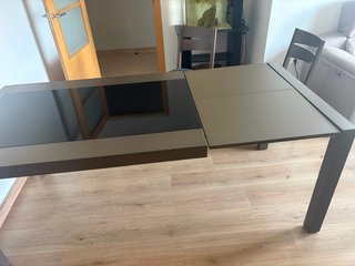 Mesa comedor extensible Cerrada 1.20  Abierta 1.90