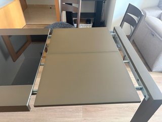 Mesa comedor extensible Cerrada 1.20  Abierta 1.90