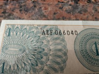 Banconota Indonesia 1964 1 Satu Sen