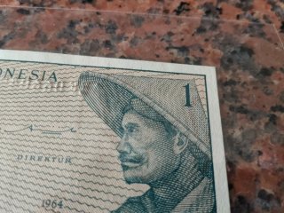 Banconota Indonesia 1964 1 Satu Sen