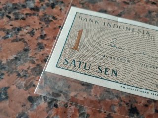Banconota Indonesia 1964 1 Satu Sen