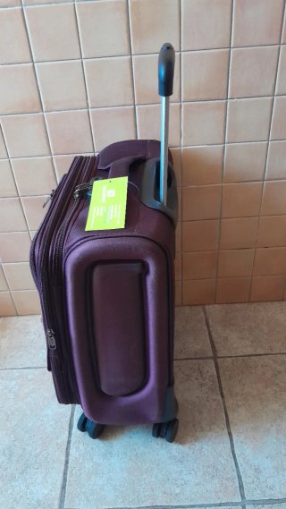 Maleta de cabina Lucasport morada 37x26x50.5cm