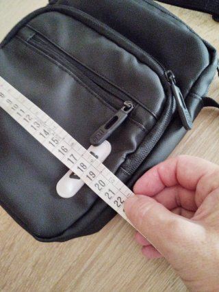 Bolso bandolera Fila negro hombre