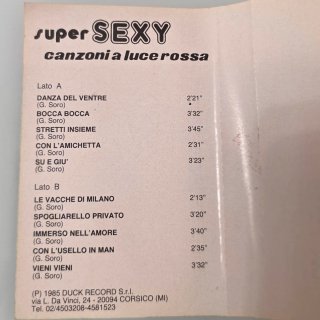 Cassetta audio Super Sexy per adulti