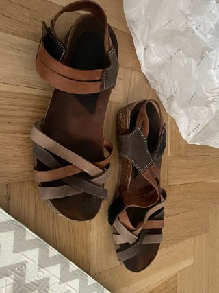 Sandalias de piel talla 38
