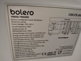 Componentes Frigorífico Cecotec