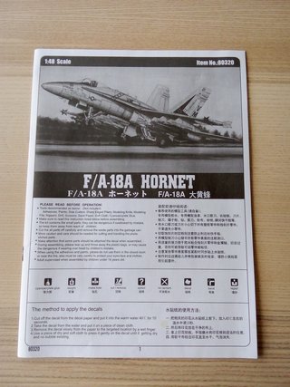 F-18A HORNET MAQUETA HOBBY BOSS 1/48