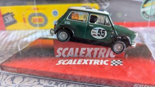 Scalextric Mini #55 British racing green - 6396