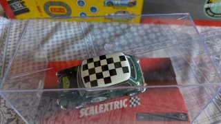Scalextric Mini #55 British racing green - 6396