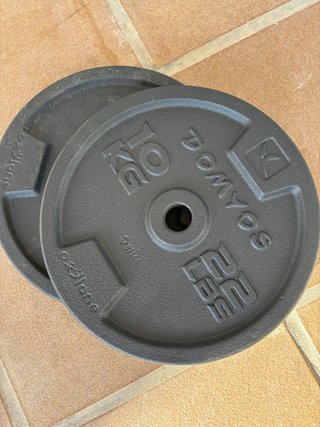 Pareja Discos 2x10 kg Domyos