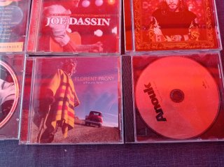 Lote 9 CDs Música Francesa y Rock