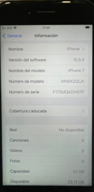 iPhone 7 32GB Negro + Funda