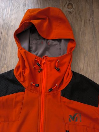 Chaqueta Millet Naranja y Negra