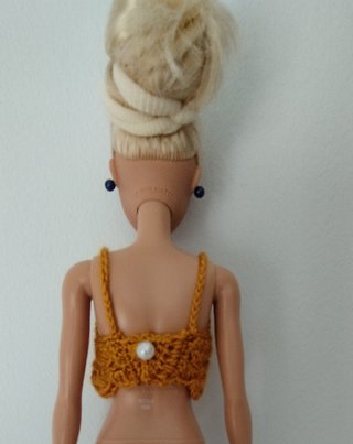 Top de crochet para Barbie