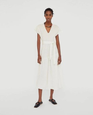 Vestido Volante Asimétrico ♡ ZARA * Talla L