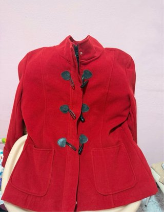 Chaqueta trenca roja