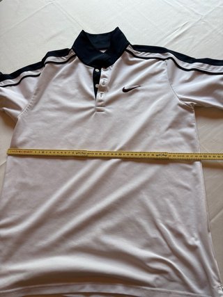 Polo Nike Vintage Uomo Bianco/Nero