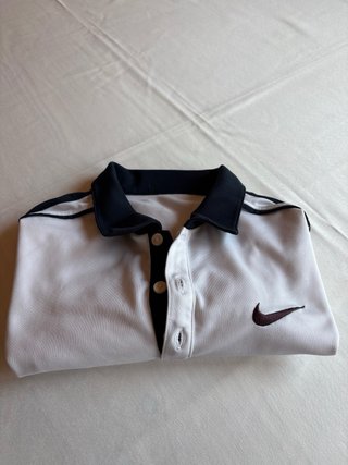 Polo Nike Vintage Uomo Bianco/Nero
