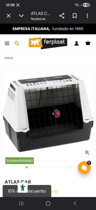 Transportín Perro Ferplast Atlas 80