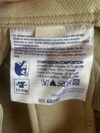 Mochila Portabebés Jané Ergonómica 3 Posiciones