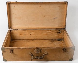 Lote 2 Maletas Antiguas Madera Vintage