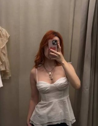 Top Peplum Blanco
