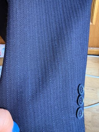 Traje de hombre a medida rayas