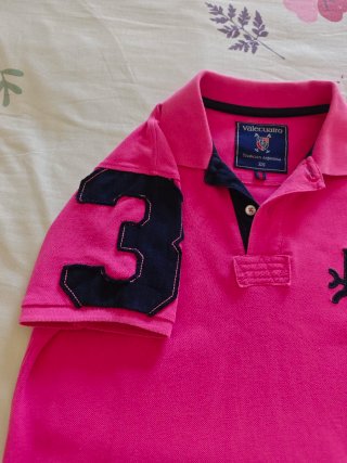 Camisa Polo Valecuatro Rosa Talla XS