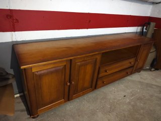 Mueble TV madera. Aparador