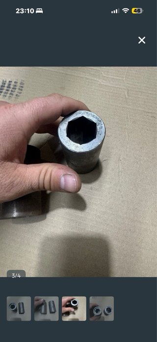 Juego de boquillas hexagonales para motocultor