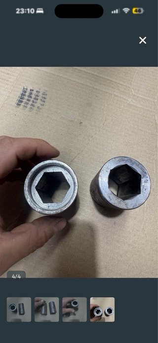 Juego de boquillas hexagonales para motocultor
